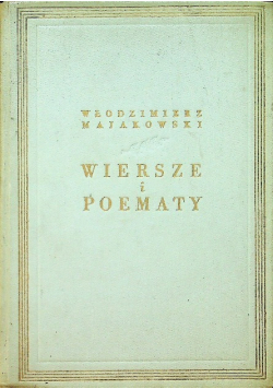 Majakowski Wiersze i poematy 1949 r.