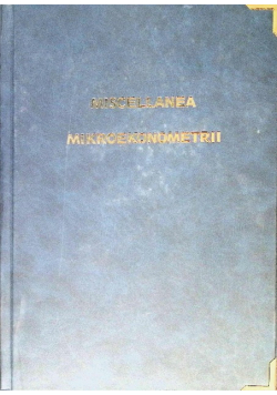 Miscellanea mikroekonometrii