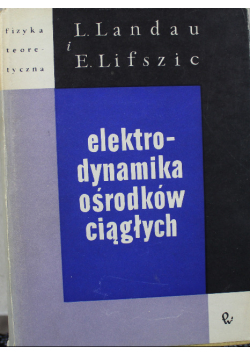 Elektrodynamika ośrodków ciągłych