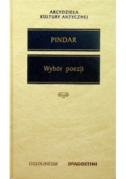 Pindar Wybór poezji