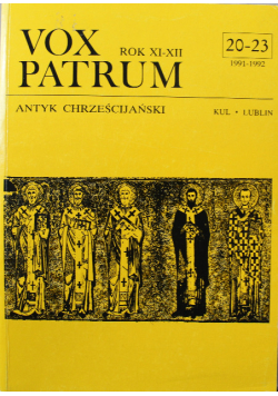 Vox Patrum Antyk Chrześcijański 20 do 23