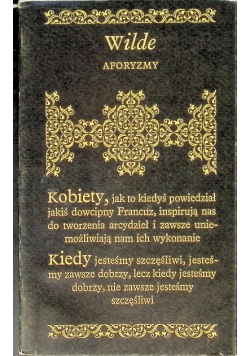Wilde Aforyzmy