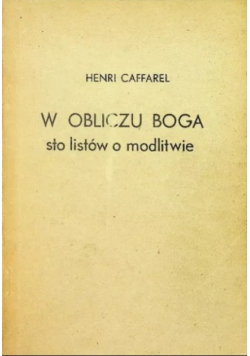 W obliczu Boga