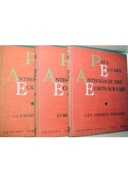 Anthologie des Encrits sur l'art,  Tom 1 do 3