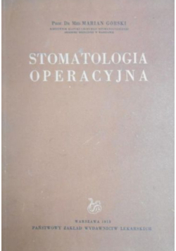 Stomatologia operacyjna