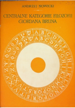 Centralne kategorie filozofii Giordana Bruna