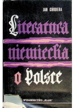 Literatura niemiecka o Polsce w latach 1918 - 1939