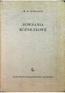 Równania różniczkowe