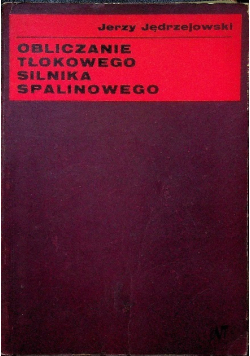 Obliczanie tłokowego silnika spalinowego