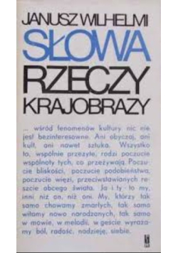 Słowa rzeczy krajobrazy