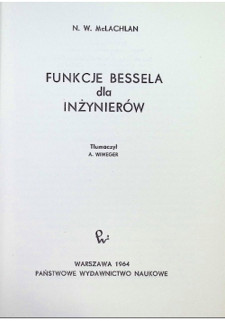 Funkcje Bessela dla inżynierów