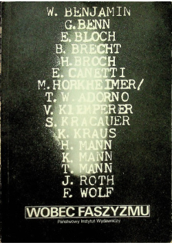 Wobec faszyzmu