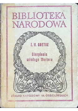 Cierpienia młodego Wertera