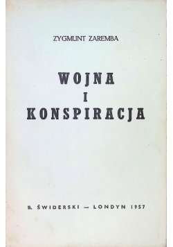Wojna i konspiracja