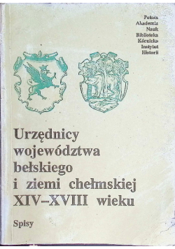 Urzędnicy województwa bełskiego i ziemi