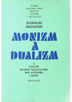 Monizm a dualizm