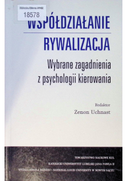 Współdziałanie. Rywalizacja