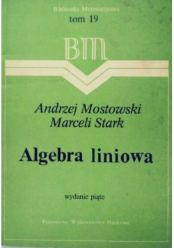 Algebra liniowa