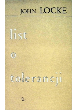 List o tolerancji