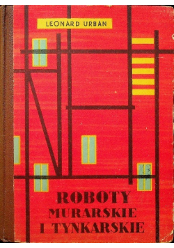 Roboty murarskie i tynkarskie