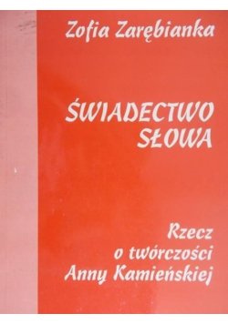 Świadectwo słowa