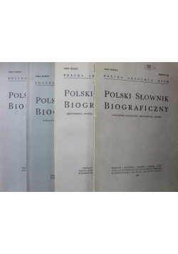 Polski słownik biograficzny Tom XXXII Zeszyt 1 do 4