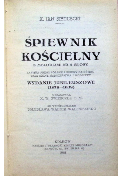 Śpiewnik kościelny 1948 r.