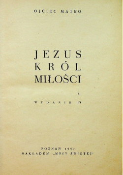 Jezus Król Miłości