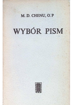Wybór pism Chenu