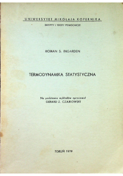 Termodynamika statystyczna