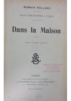 Dans la Maison