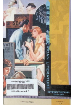 The Norton Anthology of American Literature Volume D