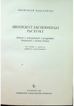 Argonauci zachodniego Pacyfiku