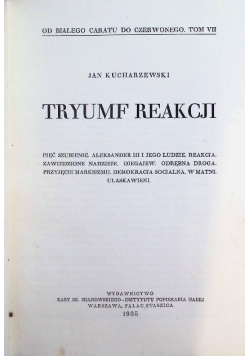 Tryumf reakcji 1935 r.