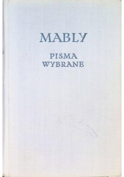Mably Pisma wybrane