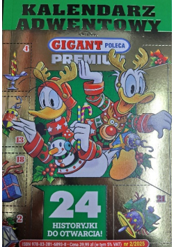 Kalendarz Adwentowy 2025 Komiks Kaczor Donald