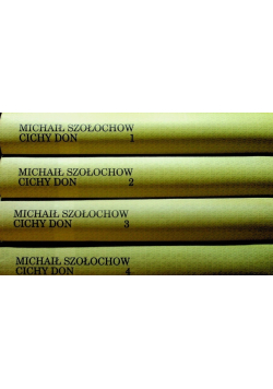Cichy don Tom 1 do 4