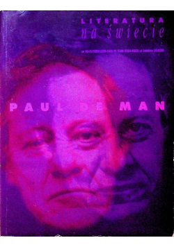 Paul de man Literatura na świecie Nr 10-11/99
