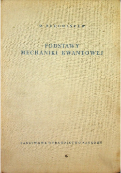 Podstawy mechaniki kwantowej