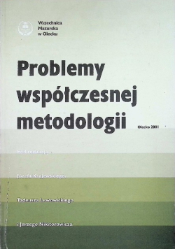 Problemy współczesnej metodologii Krajewski
