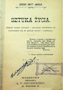 Sztuka Życia 1902 r