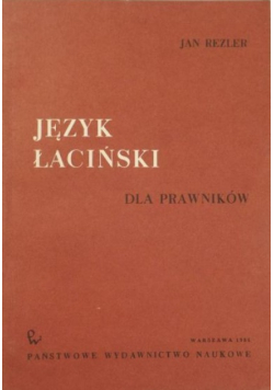 Język łaciński dla prawników