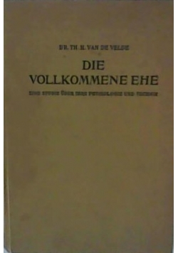 Die vollkommene ehe, 1928r.