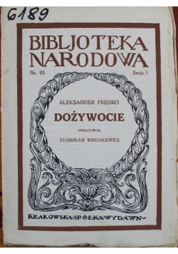 Dożywocie 1927 r.
