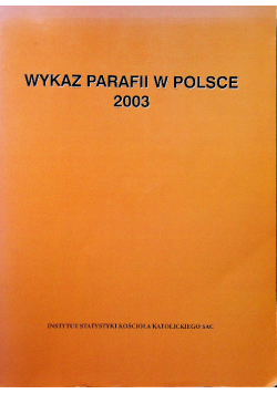 Wykaz parafii w Polsce 2003