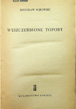 Wyszczerbione topory