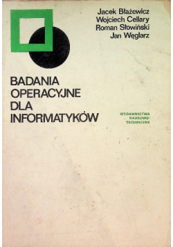 Badania operacyjne dla informatyków