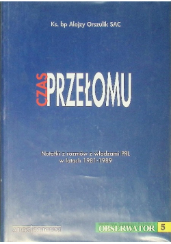 Orszulik Czas przełomu Tom 5