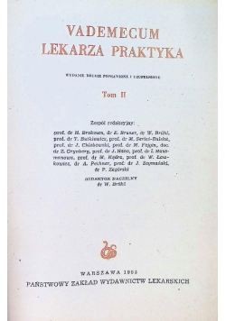 Vademecum lekarza praktyka Tom II