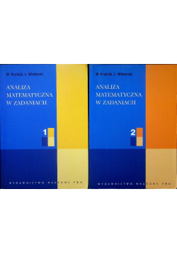 Analiza matematyczna w zadaniach Tom 1 i 2